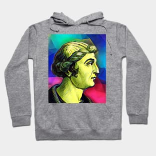 Cassius Dio Colourful Portrait | Cassius Dio Artwork 7 Hoodie